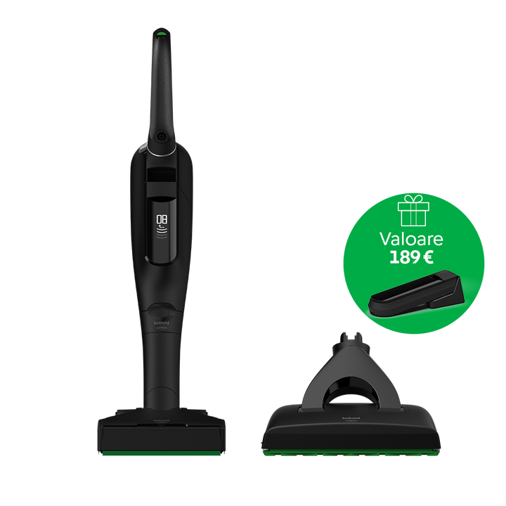 Soluția pentru o casă impecabilă- Pachet Kobold VK7 Duo Black + extra acumulator